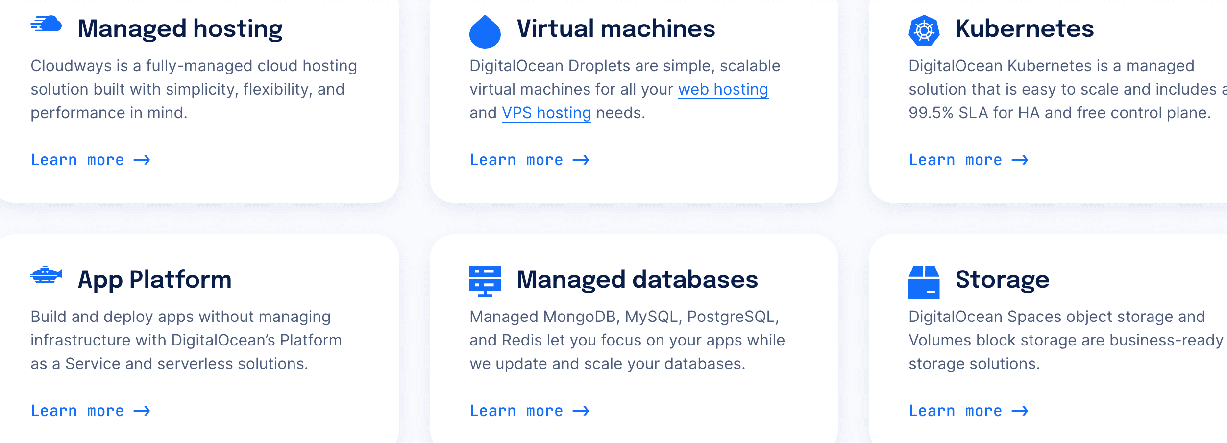 digitalocean Cons